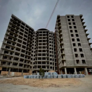 Execution and supervision of mechanical installations at Morvarid Chitgar residential tower Tehran including condensing boiler heating system, fan coil and air-cooled chiller cooling system, central engine room and fire fighting system